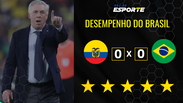 Desempenho da Seleção Brasileira no empate em 0 a 0 com o Equador