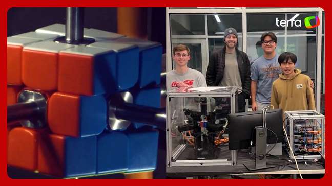 Robô monta cubo mágico em 0,1 segundo e entra para o Guinness