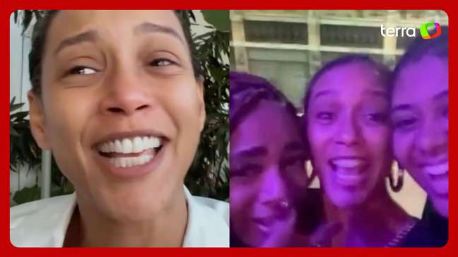 Taís Araujo mostra casal de mulheres que têm nome em sua homenagem: ‘Ainda me assusto’